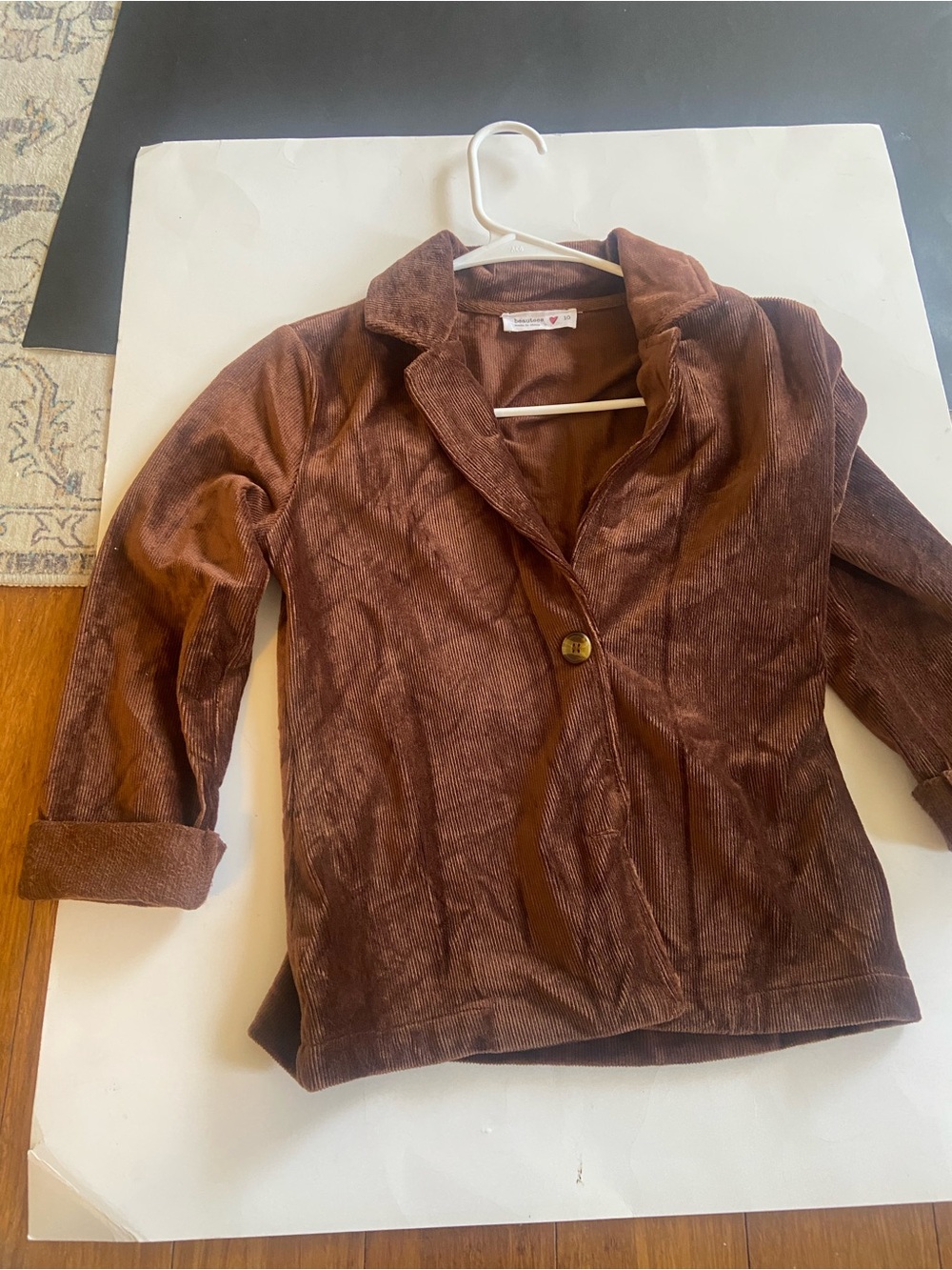 Girls Size Brown Corduroy Jacket